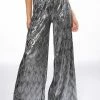 ABOVE ALL METALLIC WIDE LEG PANT
