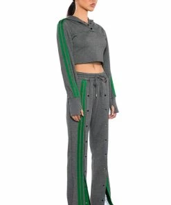 ACQUAINTED CROPPED HOODIE -FINESSE-shop acquainted cropped hoodie grey 6 6