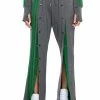 ACQUAINTED SNAP FRONT WIDE LEG SWEATPANT