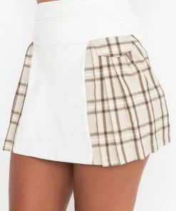 ALICE IN PARIS MINI SKIRT -FINESSE-shop alice in paris mini skirt ivory multi 4 4 c1 c1 c1