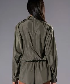 ALL DAY ERRANDS LIGHTWEIGHT ROMPER IN OLIVE -FINESSE-shop all day errands lightweight romper in olive olive 4 4