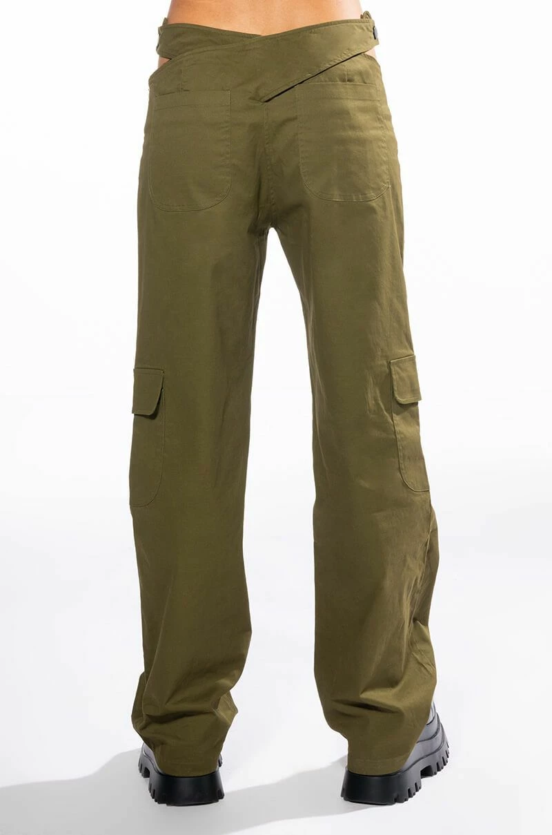 ALL I WANT DETAILED WAIST STRAIGHT LEG CARGO PANT 5 ALL I WANT DETAILED WAIST STRAIGHT LEG CARGO PANT - Image 5