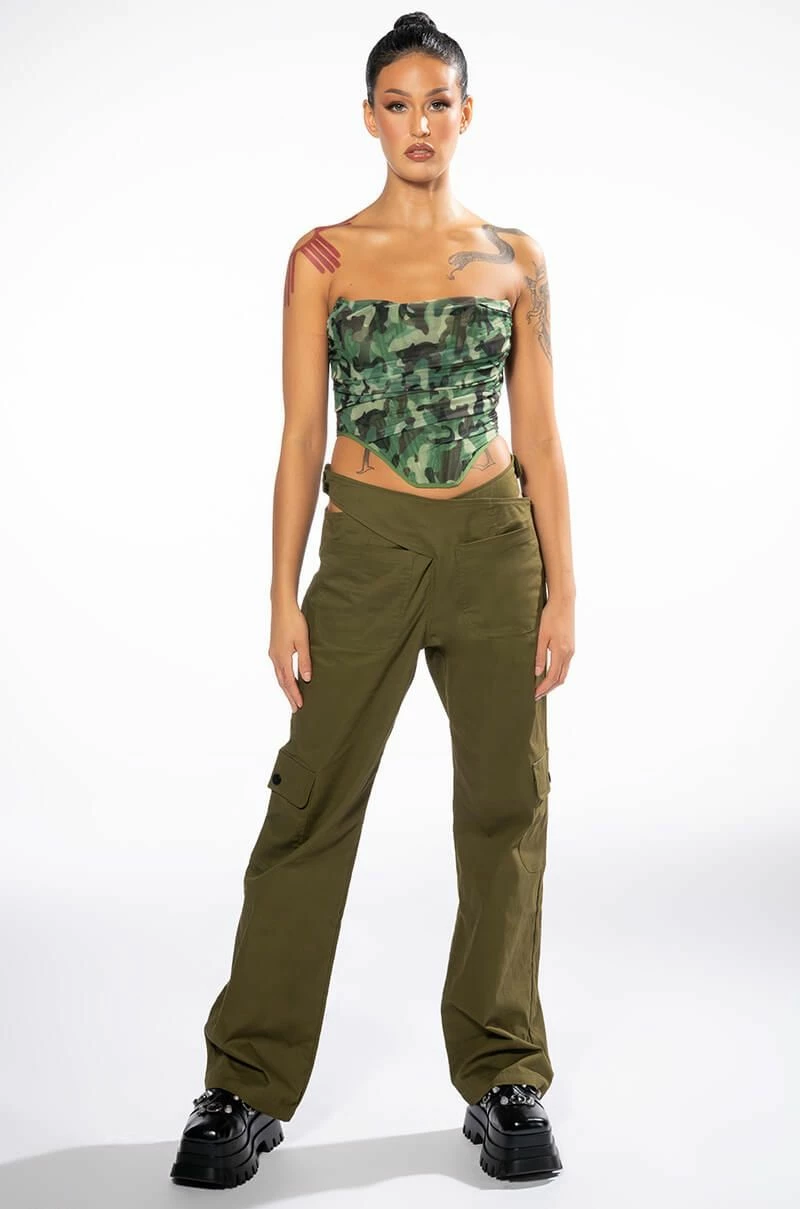 ALL I WANT DETAILED WAIST STRAIGHT LEG CARGO PANT 7 ALL I WANT DETAILED WAIST STRAIGHT LEG CARGO PANT - Image 7