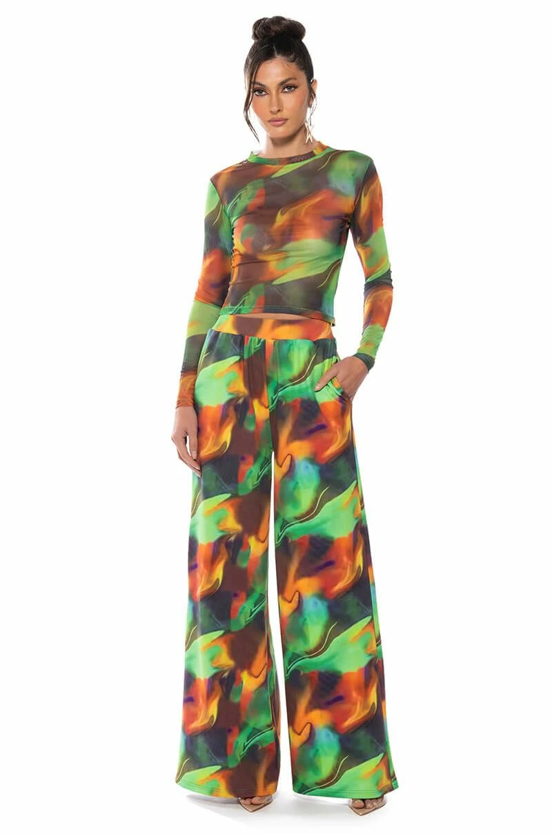 ALL NATURAL WIDE LEG PANT 3 ALL NATURAL WIDE LEG PANT - Image 3