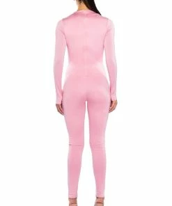ALL THE WAY BODYCON FULL LENGTH JUMPSUIT -FINESSE-shop all the way bodycon full length jumpsuit pink 7 7
