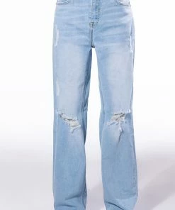 ALWAYS FIRST STRAIGHT FIT JEANS -FINESSE-shop always first straight fit jeans light blue denim 3 3