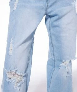 ALWAYS FIRST STRAIGHT FIT JEANS -FINESSE-shop always first straight fit jeans light blue denim 6 6