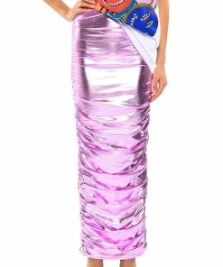 ANGEL ENERGY METALLIC MAXI SKIRT