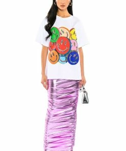 ANGEL ENERGY METALLIC MAXI SKIRT -FINESSE-shop angel energy metallic maxi skirt pink 3 3