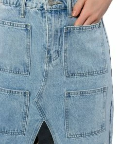 ANGELICA DENIM MIDI OPEN SLIT SKIRT 19 ANGELICA DENIM MIDI OPEN SLIT SKIRT -FINESSE-shop angelica denim midi open slit skirt light blue denim 10 10