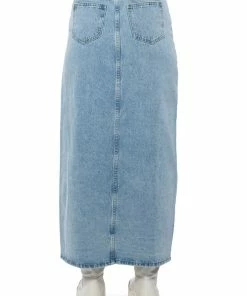 ANGELICA DENIM MIDI OPEN SLIT SKIRT 18 ANGELICA DENIM MIDI OPEN SLIT SKIRT -FINESSE-shop angelica denim midi open slit skirt light blue denim 9 9