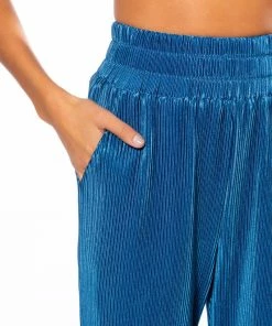 ASTRID PLEATED PALAZZO PANT -FINESSE-shop astrid pleated palazzo pant blue 7 7