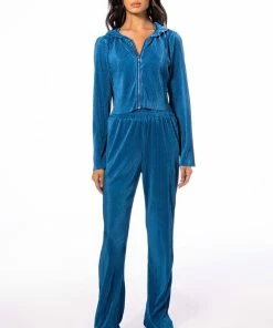 ASTRID PLEATED PALAZZO PANT -FINESSE-shop astrid pleated palazzo pant blue 8 8