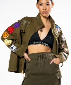 BACK TO BASICS SCUBA CARGO MINI SKIRT -FINESSE-shop back to basics scuba cargo mini skirt olive 3 3