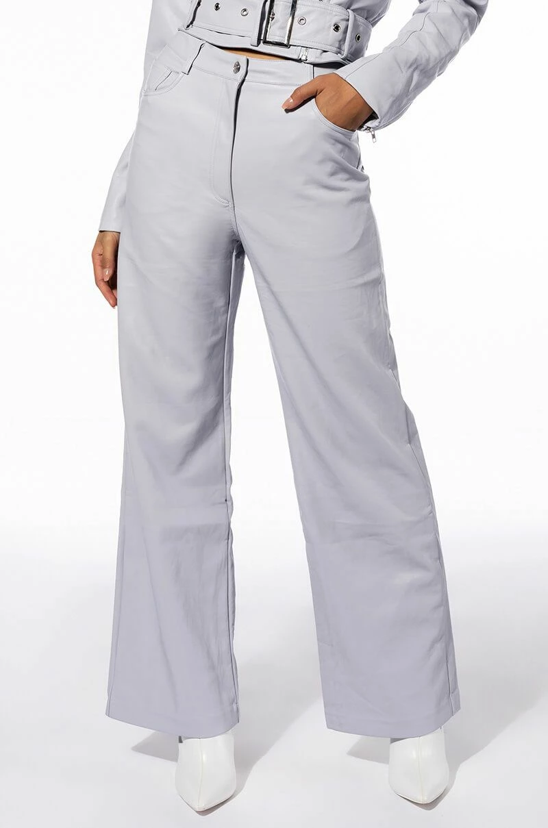 BE ABOUT IT FAUX LEATHER WIDE LEG PANTS 1 BE ABOUT IT FAUX LEATHER WIDE LEG PANTS