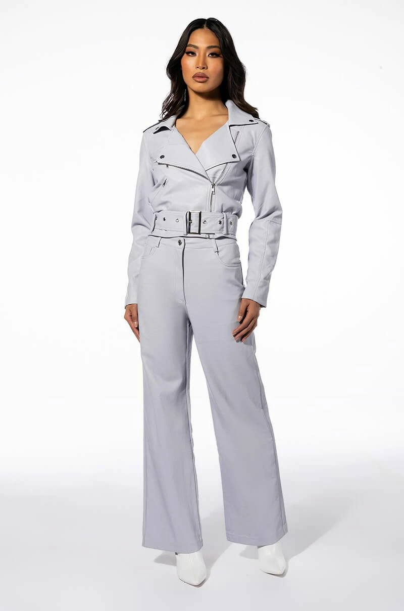 BE ABOUT IT FAUX LEATHER WIDE LEG PANTS 7 BE ABOUT IT FAUX LEATHER WIDE LEG PANTS - Image 7
