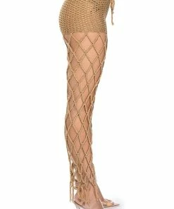 BEACHY KEEN KNIT CUTOUT PANTS