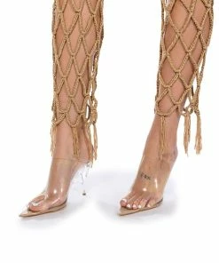 BEACHY KEEN KNIT CUTOUT PANTS -FINESSE-shop beachy keen knit cutout pants mocha 7 7