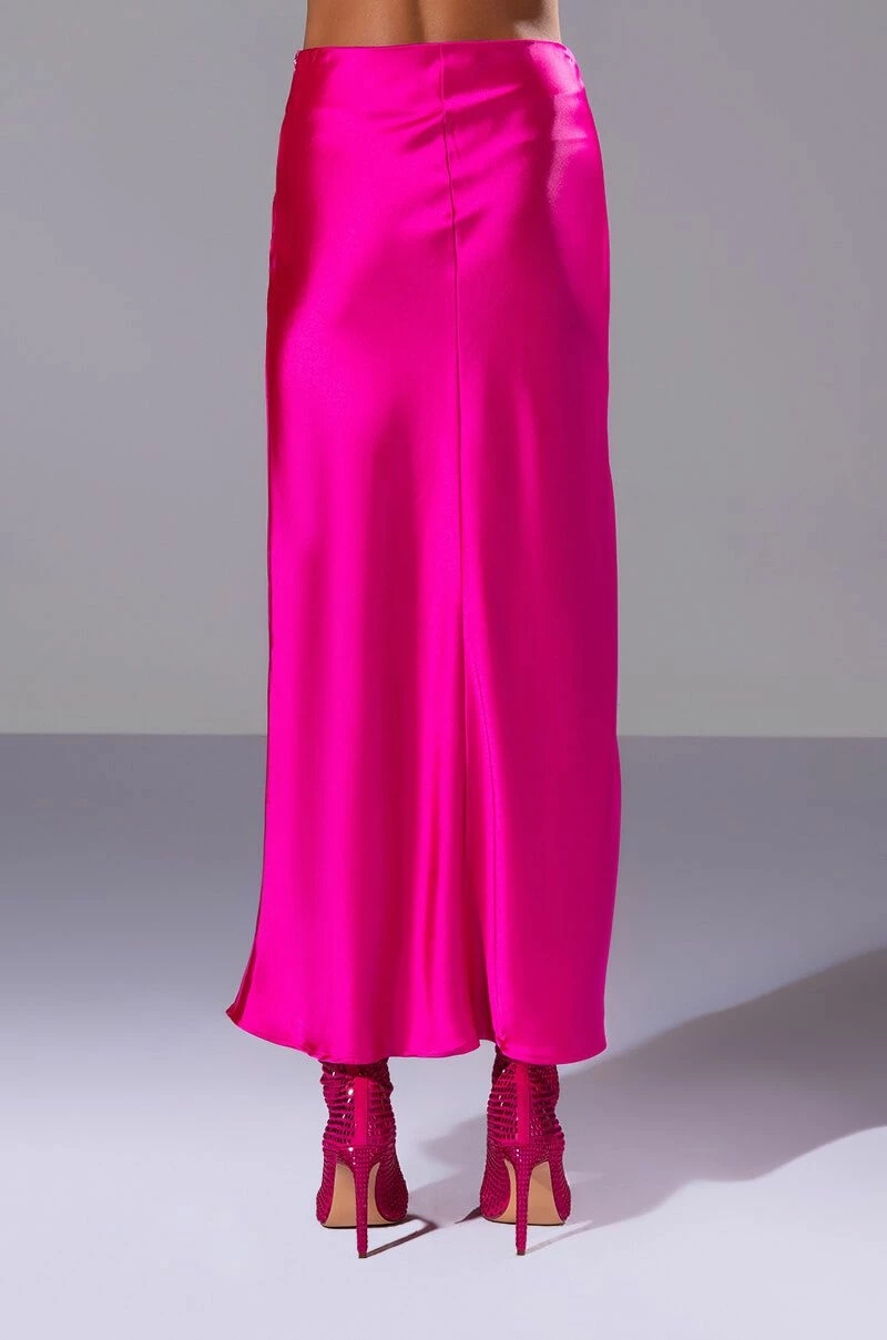 BEAUTIFUL HEART SATIN MAXI SKIRT 6 BEAUTIFUL HEART SATIN MAXI SKIRT - Image 6