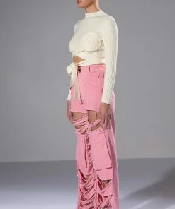 BESTIES FAVORITE DISTRESSED CARGO PANTS 11 BESTIES FAVORITE DISTRESSED CARGO PANTS -FINESSE-shop besties favorite distressed cargo pants pink 4 4