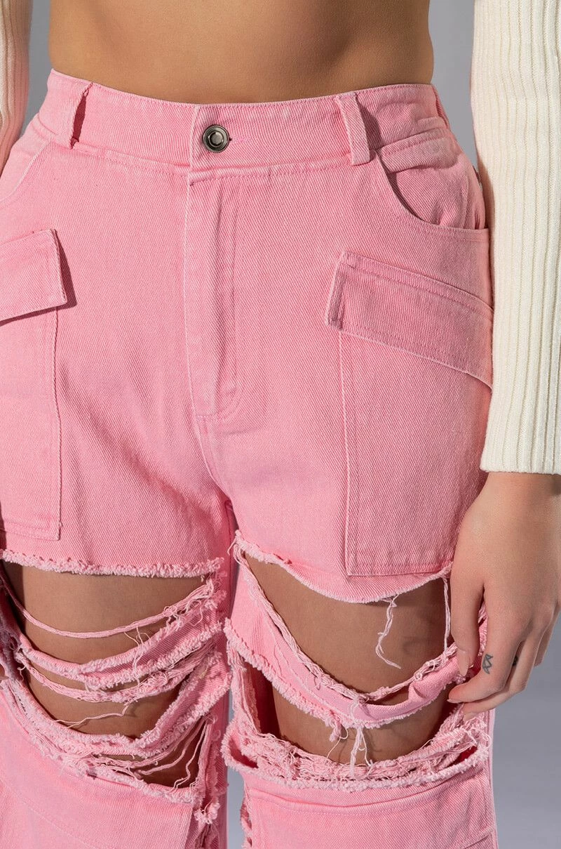 BESTIES FAVORITE DISTRESSED CARGO PANTS 8 BESTIES FAVORITE DISTRESSED CARGO PANTS - Image 8