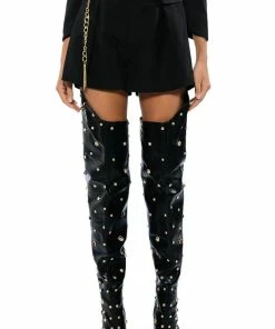 BETTER DAYS FLOUNCE SHORT WITH CHAIN BELT 12 BETTER DAYS FLOUNCE SHORT WITH CHAIN BELT -FINESSE-shop better days flounce short with chain belt black 3 3