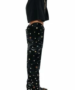 BETTER DAYS FLOUNCE SHORT WITH CHAIN BELT 17 BETTER DAYS FLOUNCE SHORT WITH CHAIN BELT -FINESSE-shop better days flounce short with chain belt black 8 8