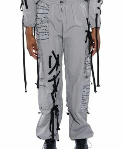 BLACK VILLAGE FOUNDATION LOGO LACE UP DETAIL JOGGER