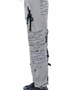 BLACK VILLAGE FOUNDATION LOGO LACE UP DETAIL JOGGER 16 BLACK VILLAGE FOUNDATION LOGO LACE UP DETAIL JOGGER -FINESSE-shop black village foundation logo lace up detail jogger grey 8 8