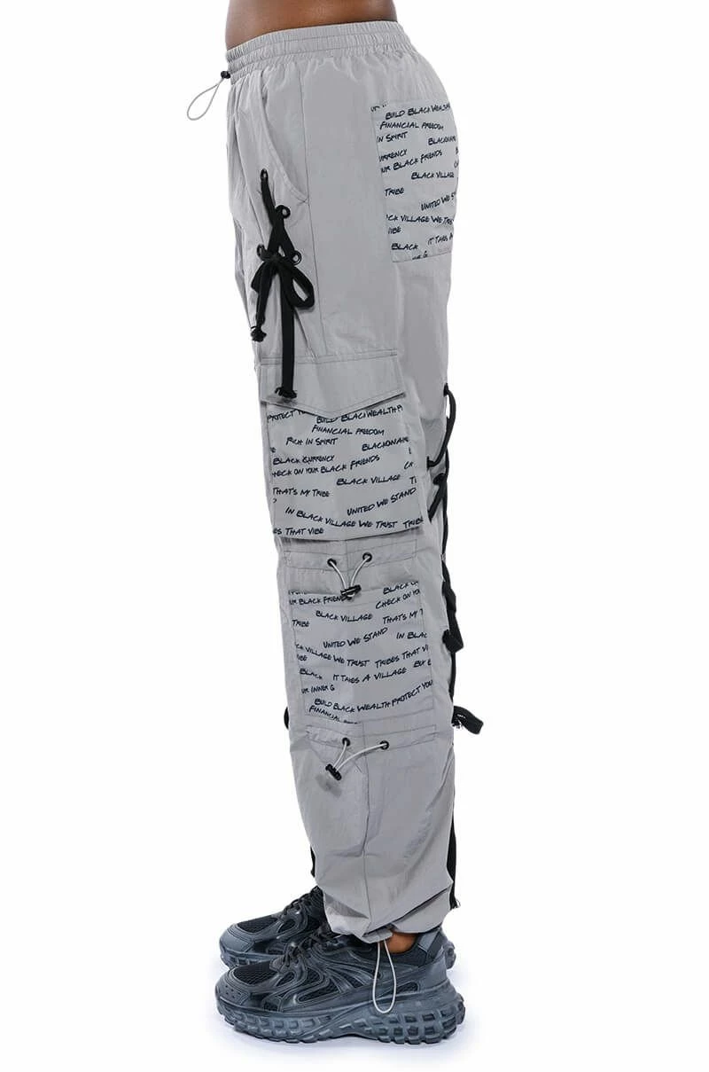 BLACK VILLAGE FOUNDATION LOGO LACE UP DETAIL JOGGER 8 BLACK VILLAGE FOUNDATION LOGO LACE UP DETAIL JOGGER - Image 8