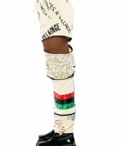 BLACK VILLAGE FOUNDATION ZIPPER DETAIL SWEATPANT -FINESSE-shop black village foundation zipper detail sweatpant beige multi 9 9