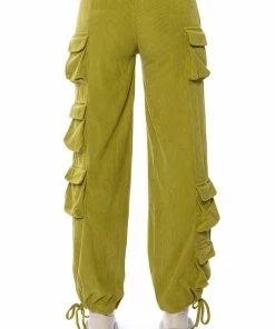 BLAKELY WIDE LEG CARGO PANT -FINESSE-shop blakely wide leg cargo pant green 8 8