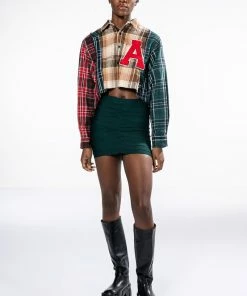 BODY ODY ODY BANDAGE KNIT MINI SKIRT -FINESSE-shop body ody ody bandage knit mini skirt emerald 7 7