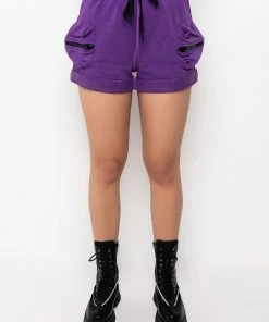 BOIS LIE SWEATSHORT 9 BOIS LIE SWEATSHORT -FINESSE-shop bois lie sweatshort purple 3 3