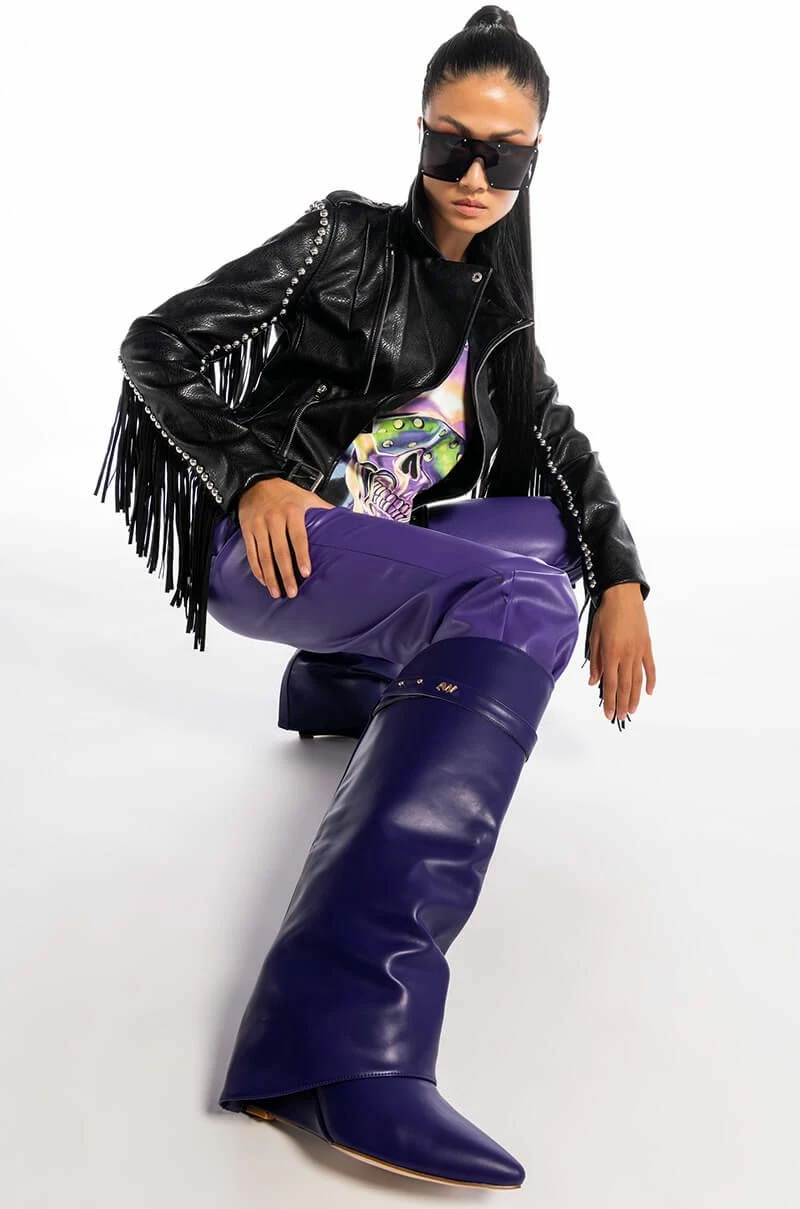 BOSS UP FAUX LEATHER PANTS 3 BOSS UP FAUX LEATHER PANTS - Image 3