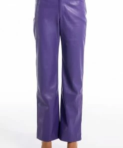 BOSS UP FAUX LEATHER PANTS 11 BOSS UP FAUX LEATHER PANTS -FINESSE-shop boss up faux leather pants purple 5 5