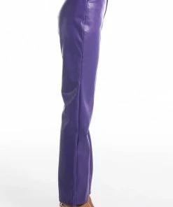 BOSS UP FAUX LEATHER PANTS 12 BOSS UP FAUX LEATHER PANTS -FINESSE-shop boss up faux leather pants purple 6 6