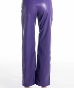 BOSS UP FAUX LEATHER PANTS 13 BOSS UP FAUX LEATHER PANTS -FINESSE-shop boss up faux leather pants purple 7 7