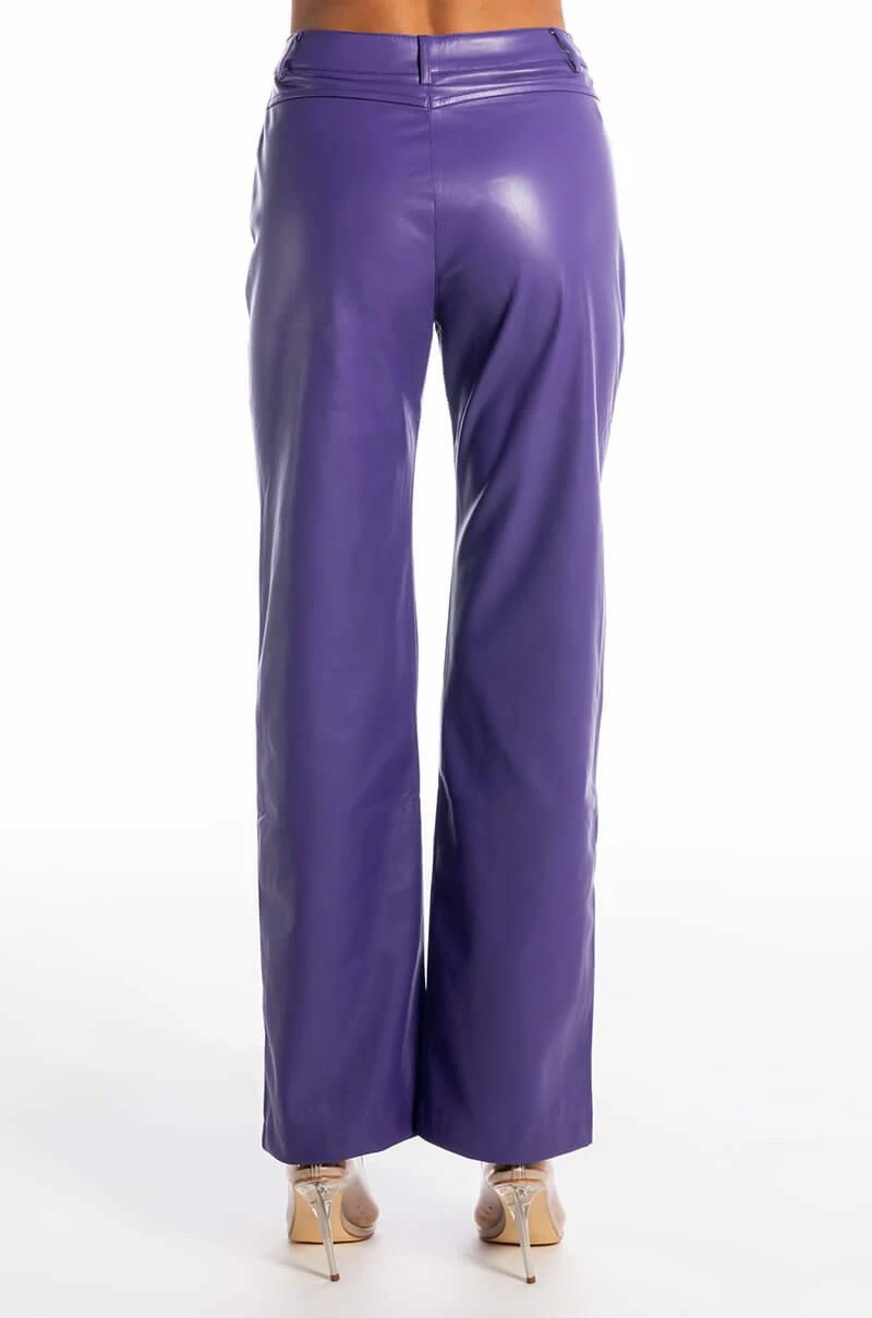 BOSS UP FAUX LEATHER PANTS 6 BOSS UP FAUX LEATHER PANTS - Image 6