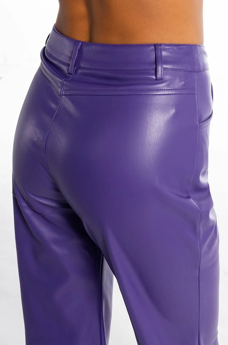 BOSS UP FAUX LEATHER PANTS 7 BOSS UP FAUX LEATHER PANTS - Image 7