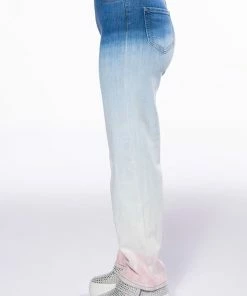 BROOKLYNNE OMBRE HIGH RISE JEANS -FINESSE-shop brooklynne ombre high rise jeans blue 4 4