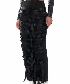 BUCKLE UP MAXI SKIRT