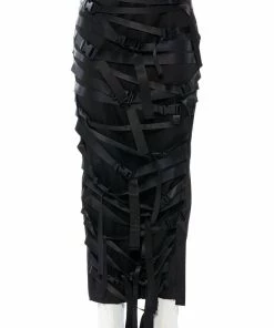 BUCKLE UP MAXI SKIRT -FINESSE-shop buckle up maxi skirt black 6 6