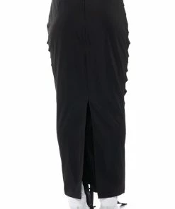 BUCKLE UP MAXI SKIRT -FINESSE-shop buckle up maxi skirt black 8 8