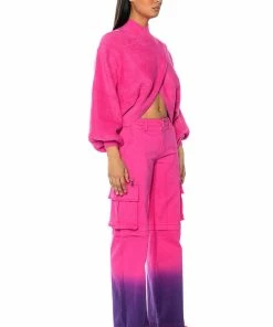 CANDY DREAMS RELAXED CARGO JEANS -FINESSE-shop candy dreams relaxed cargo jeans pink multi 4 4