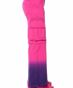 CANDY DREAMS RELAXED CARGO JEANS -FINESSE-shop candy dreams relaxed cargo jeans pink multi 6 6