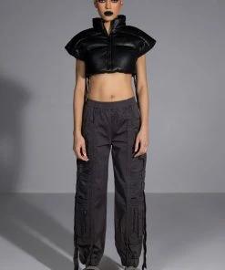 CAN'T SLEEP CARGO PANT -FINESSE-shop cant sleep cargo pant gray 2 2