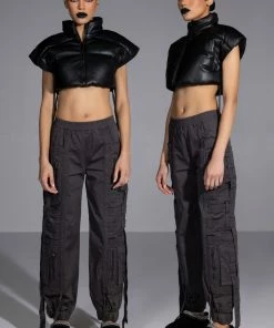 CAN'T SLEEP CARGO PANT -FINESSE-shop cant sleep cargo pant gray 4 4