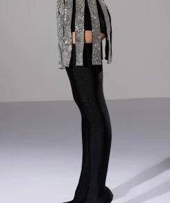 CAPTAIN OF THE TEAM RHINESTONE MINI SKIRT -FINESSE-shop captain of the team rhinestone mini skirt silver 6 6