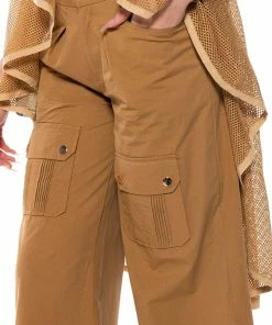 CARGO CHIC WIDE LEG PANTS -FINESSE-shop cargo chic wide leg pants beige 9 9